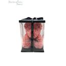 Μεγάλο Αρκουδάκι Από Τεχνητά Τριαντάφυλλα Rose Bear Σομόν